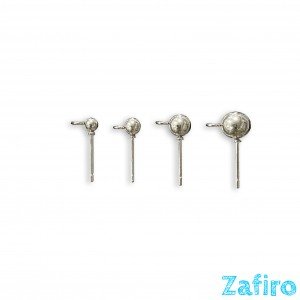 Pendiente de bola con anilla de acero inoxidable