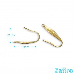 Enganche de pendiente de acero inoxidable dorado