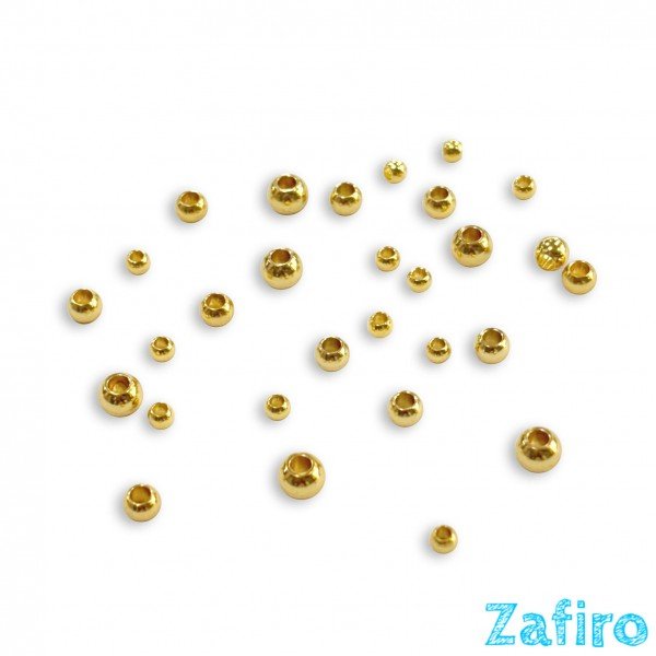 Bola de acero inoxidable dorado