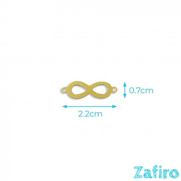 Entrepieza de infinito de acero inoxidable