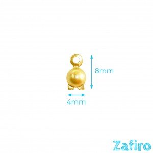 Tapanudos de acero inoxidable dorado