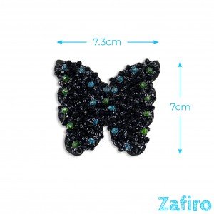 Aplique de mariposa