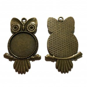 Base de camafeo redondo Ø 25mm Base de camafeo redondo Ø 25mm