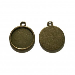 Base de camafeo redondo Ø 14mm
