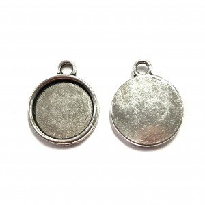 Base de camafeo redondo Ø 14mm