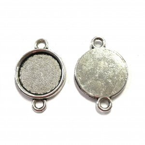 Base de camafeo redondo Ø 14mm
