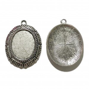 Base de camafeo ovalado 22 x 30mm