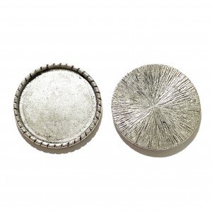 Base de camafeo redondo Ø 25mm Base de camafeo redondo Ø 25mm
