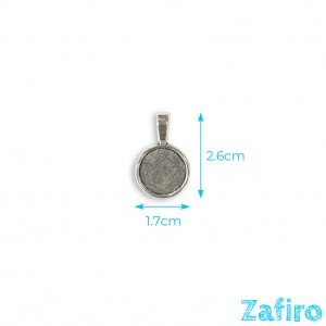 Base de camafeo redondo Ø 14mm