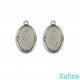 Base de camafeo ovalado 20 x 30mm doble cara