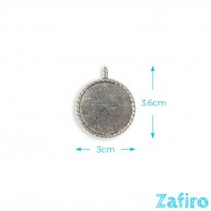 Base de camafeo redondo Ø 25mm Base de camafeo redondo Ø 25mm