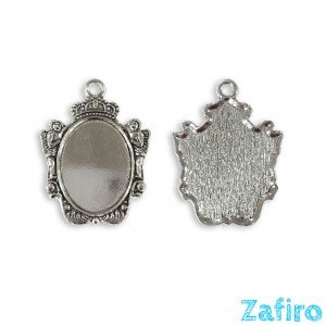 Base de camafeo ovalado 25 x 33mm