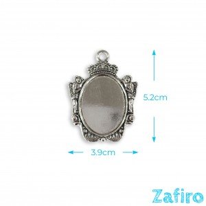 Base de camafeo ovalado 25 x 33mm