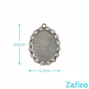 Base de camafeo ovalado 30 x 40mm