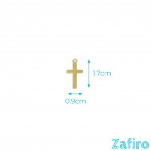Colgante de cruz de acero inoxidable