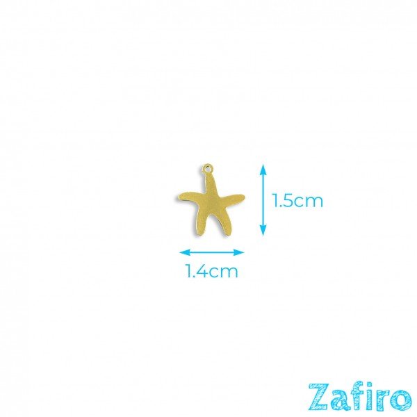 Colgante de estrella de acero inoxidable