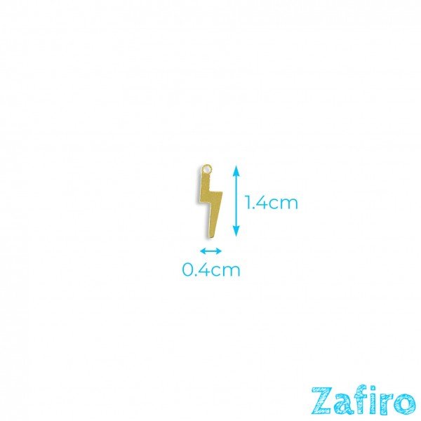 Colgante de rayo de acero inoxidable