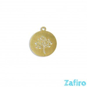 Colgante de árbol de la vida de acero inoxidable