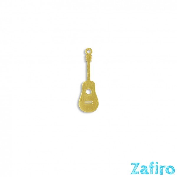 Colgante de guitarra de acero inoxidable