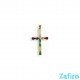 Colgante de cruz de acero inoxidable