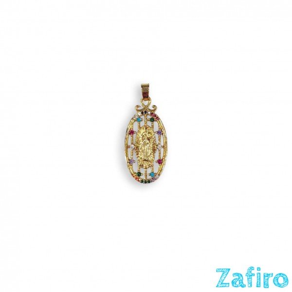 Colgante de guadalupe de acero inoxidable