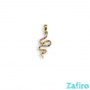 Colgante de serpiente de acero inoxidable