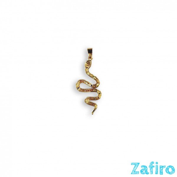 Colgante de serpiente de acero inoxidable