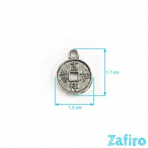 Colgante de moneda china