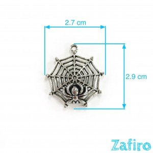 Colgante de tela de araña