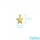 Colgante de estrella de zamak