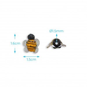 Entrepieza de cristal abeja