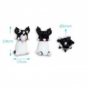 Entrepieza de cristal perro