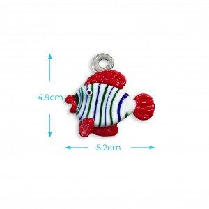 Colgante de cristal pez