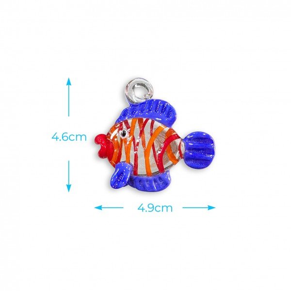 Colgante de cristal pez