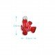 Colgante de cristal pez