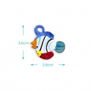 Colgante de cristal pez