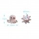 Entrepieza de cristal pulpo
