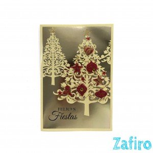 Carta de navidad con sobre
