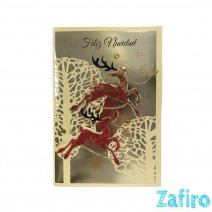 Carta de navidad con sobre