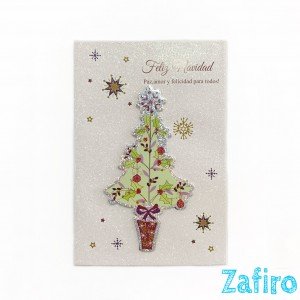 Carta de navidad con sobre