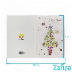 Carta de navidad con sobre
