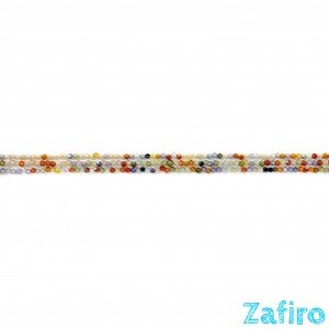 Ágata surtida facetada 2mm