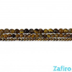 Ojo de tigre facetado Ojo de tigre facetado