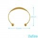 Pulsera de acero inoxidable dorado