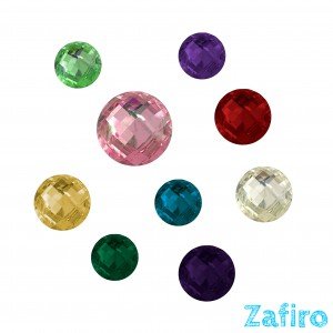 Strass brillante de redondo