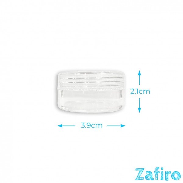 Caja de plástico transparente