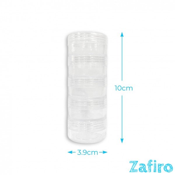 Caja de plástico transparente