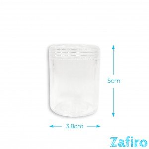 Caja de plástico transparente