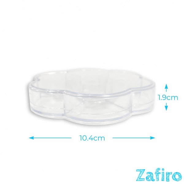 Caja de plástico transparente